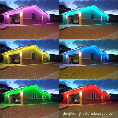 High voltage LED flexible strip light SMD 5050/60leds RGB